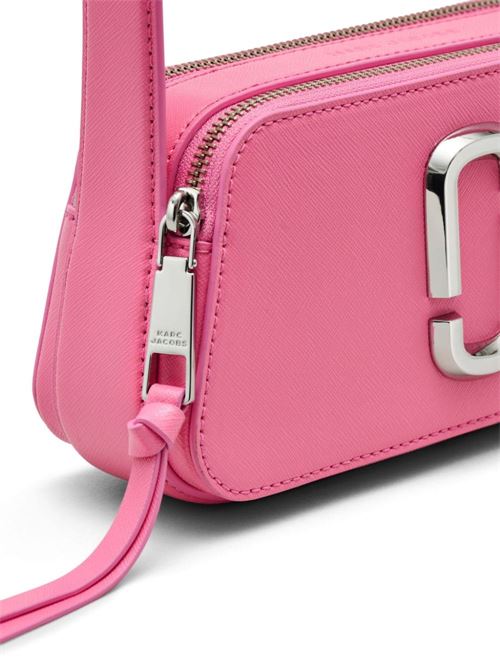 rose pink Saffiano leather silver-tone logo Marc Jacobs | 2R3HSH025H02666